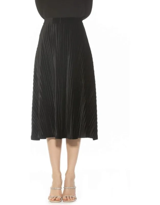 Alaina Skirt Velvet Midi