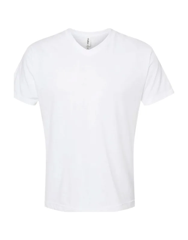 Poly-rich V-neck T-shirt