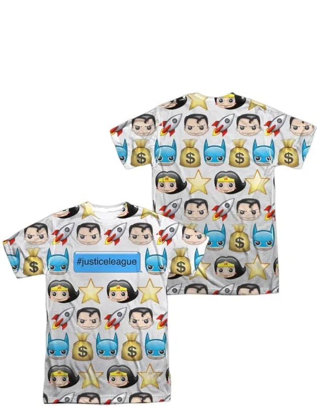 "dc Comics Hashtag Short Sleeve Poly Crew Tee / T-shirt"
