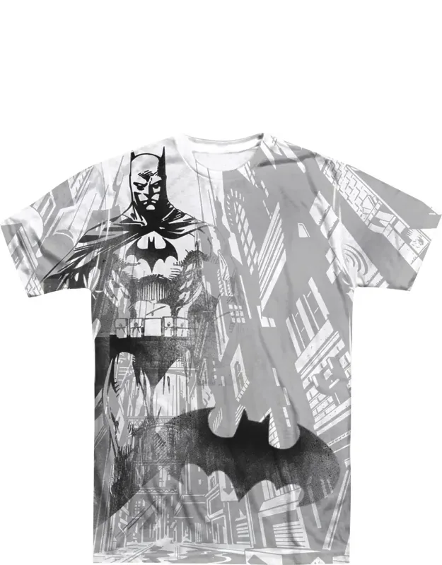 Batman Vigilance Short Sleeve Poly Crew Tee - Stylish And Easy Wear