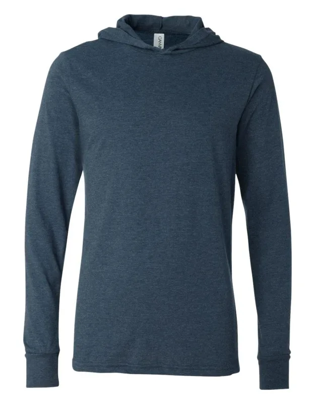 Jersey Hooded Long Sleeve Tee