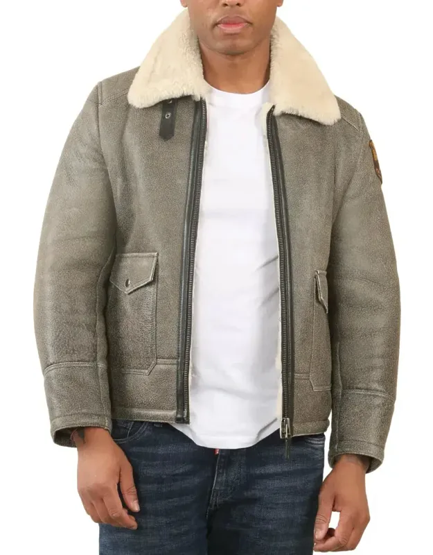 Shearling Aviator Sheepskin Jacket