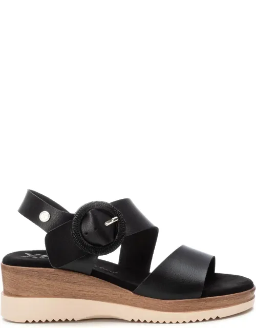 _wedge Sandals By, Strap With Buckle Closure, Durable Non-slip Rubber Sole_