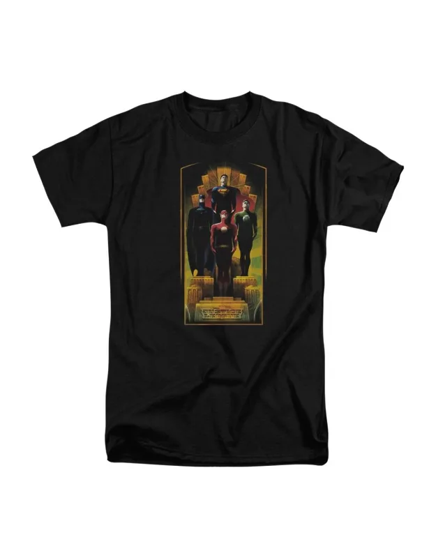 Justice League Of America Deco Short Sleeve Tee