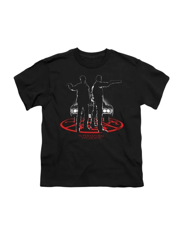 Supernatural Silhouettes Short Sleeve Youth Tee - Stylish Everyday Wear