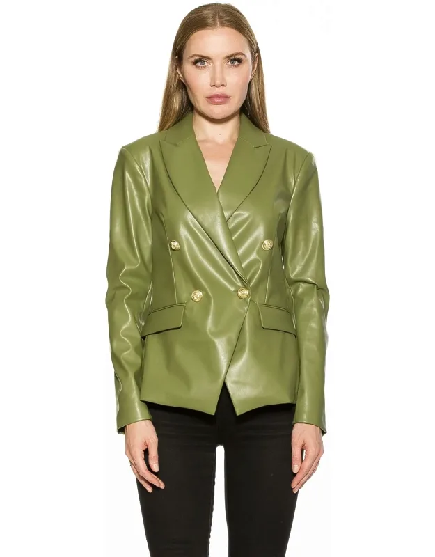 Leather Blazer