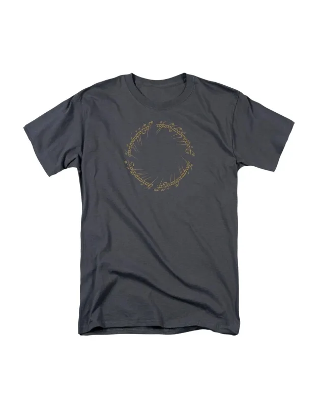 Lord Of The Rings One Ring Short Sleeve Adult Tee - 100% Cotton, Officially Licensed