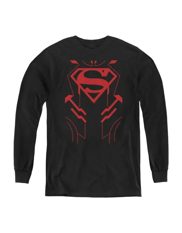 Justice League Of America Superboy Long Sleeve Tee