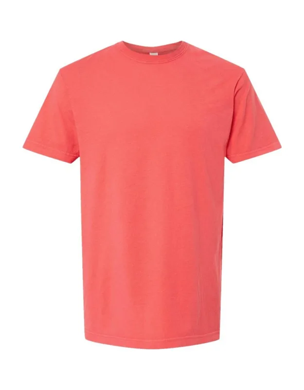 Vintage Garment-dyed T-shirt 100% Ringspun Cotton, Softer Fabric