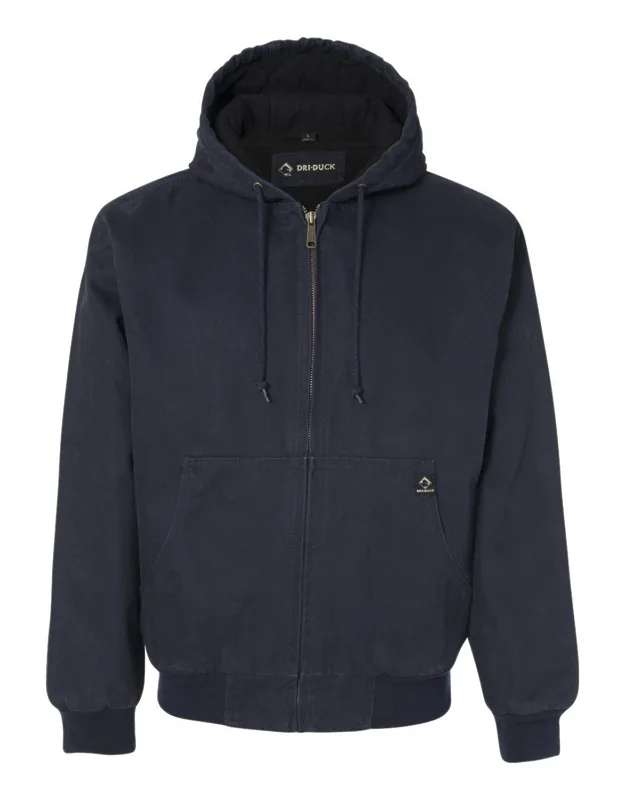 Cheyenne Boulder Cloth Hooded Jacket With Tricot Quilt Lining