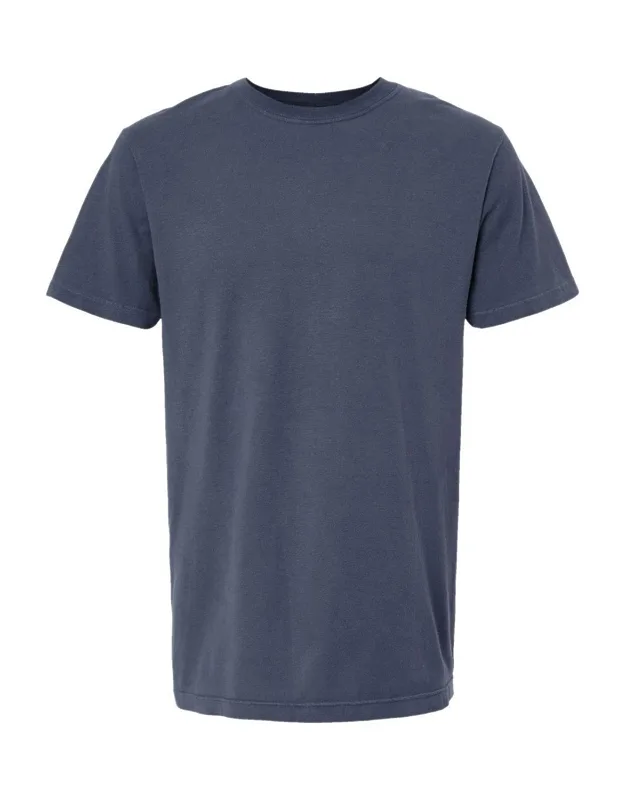 Vintage Garment-dyed T-shirt 100% Ringspun Cotton, Softer Fabric