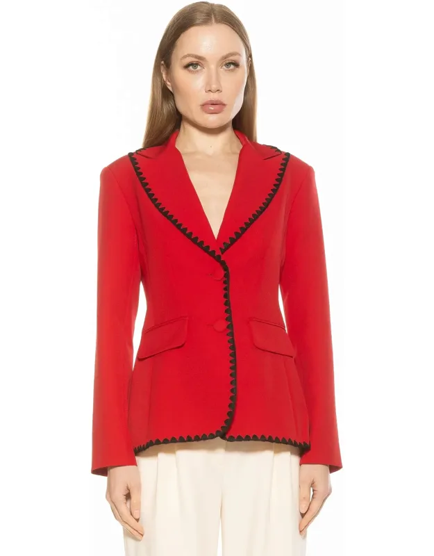 Jessilyn Blazer With Two Buttons And Fits True To Size