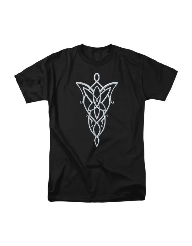 Lord Of The Rings Arwen Necklace Short Sleeve Tee - 100% Cotton, Officially Licensed