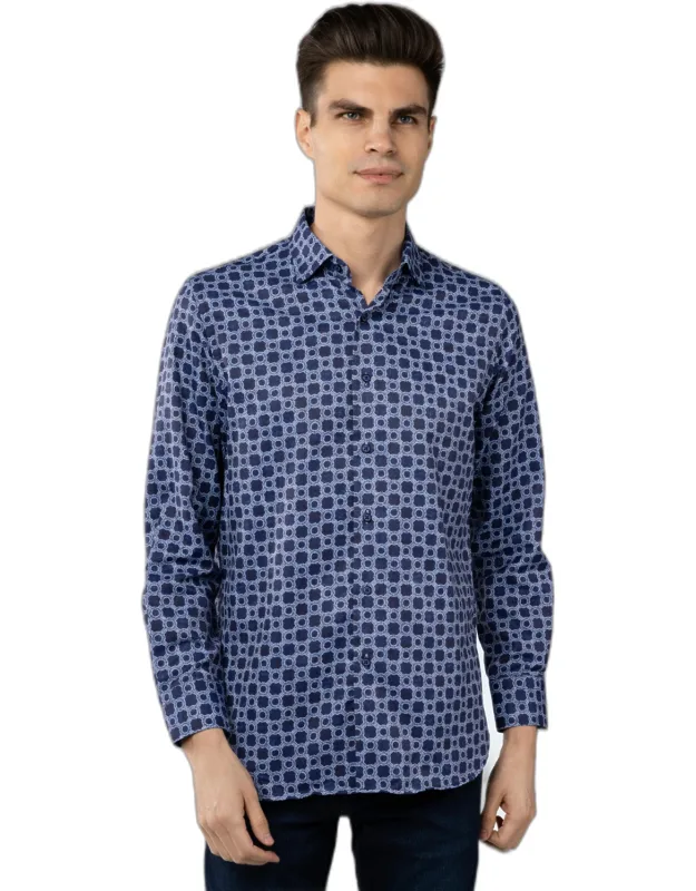 Circular Chain Jacquard Shirt
