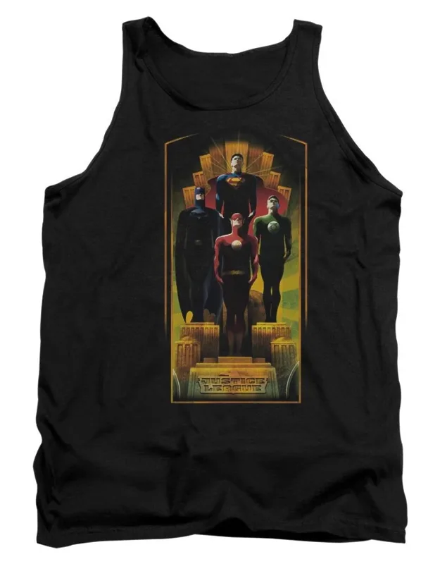 Justice League Of America Deco Tank Top