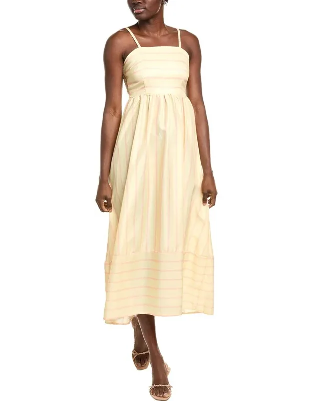 Open Back Midi Dress
