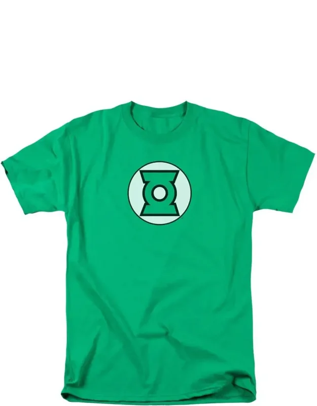 Justice League Of America Green Lantern Logo Short Sleeve Tee - Stylish And Great For Everyday Wear