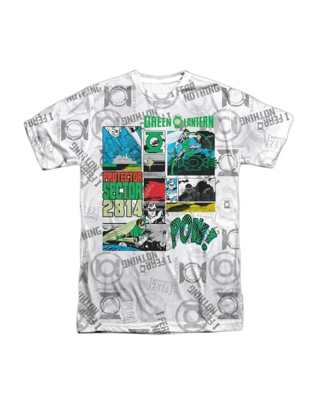 Green Lantern Sector Protecto Short Sleeve 100% Poly Crew Tee