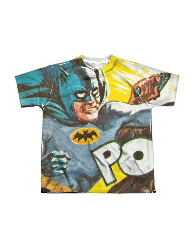 _batman Classic Tv On The Chin Short Sleeve Poly Crew Tee / T-shirt_
