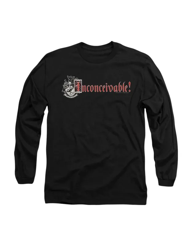 Princess Bride Vizzini Crest Long Sleeve Tee