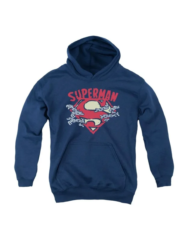 Superman Chain Breaking Pullover Hoodie