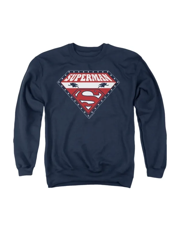 Superman For President Sweatshirt - 50% Cotton, 50% Polyester