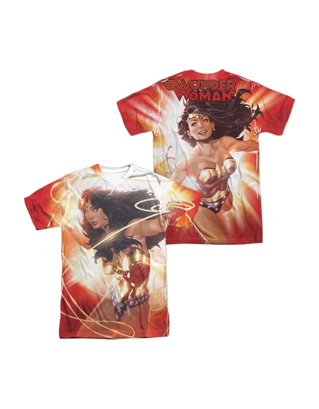 Justice League Of America Glow Short Sleeve Poly Crew Tee / T-shirt