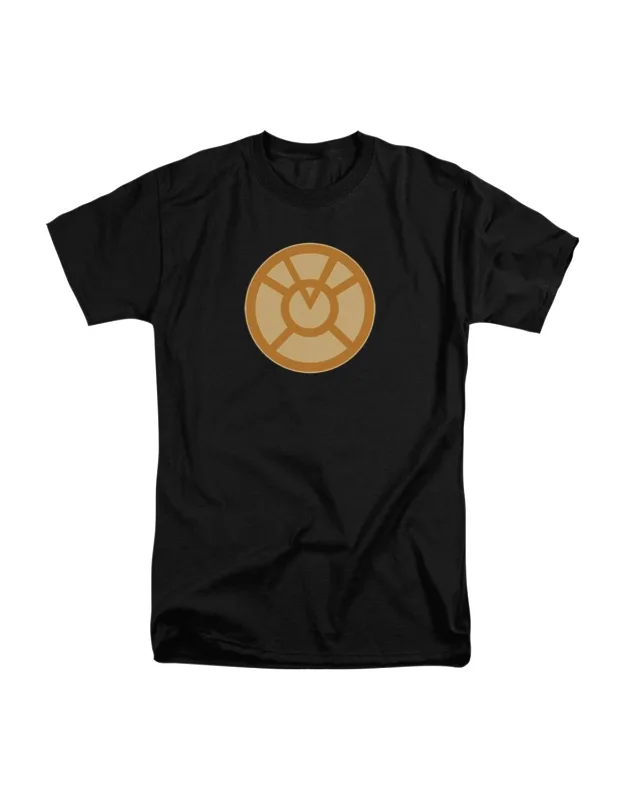 Green Lantern Orange Symbol Short Sleeve Tee / T-shirt - 100% Cotton, Officially Licensed