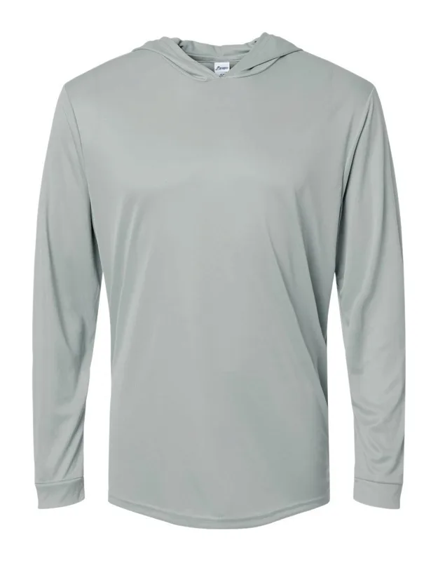 Paragon Bahama Performance Hooded Long Sleeve T-shirt With Upf 50+ Protection And Anti-microbial Finish