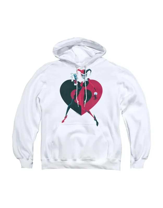 _batman Harely Heart Hoodie - 50% Cotton, 50% Polyester_