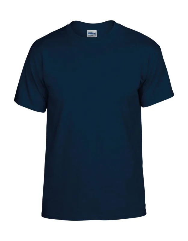 Gildan Dryblend Short Sleeve T-shirt With Moisture-wicking Properties, Seamless Collar