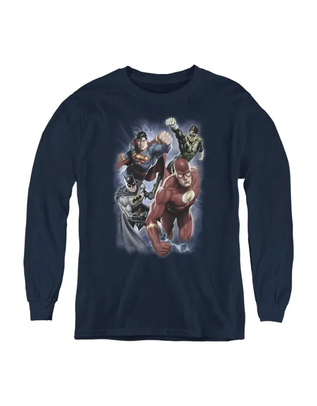 Justice League Of America Storm Chasers Long Sleeve Tee