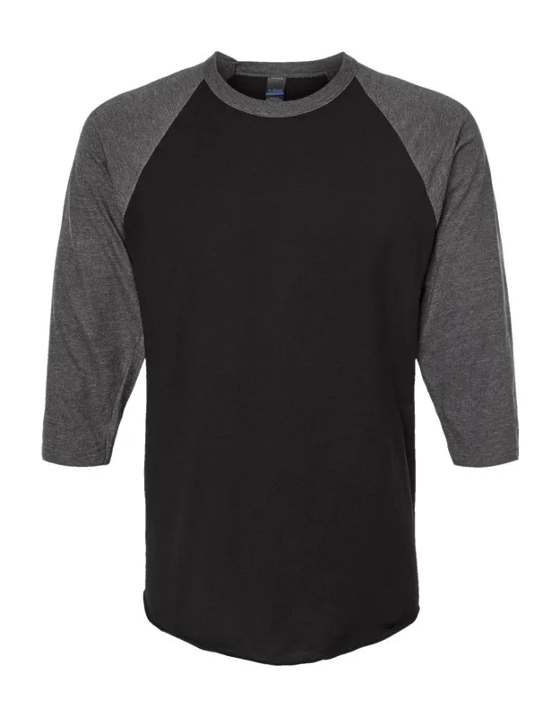 Fine Jersey Raglan T-shirt - Reactive-dyed For Longer Lasting Color, Pre-washed To Minimize Shrinkage