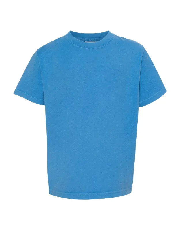 Comfortwash Youth T-shirt - 100% Ringspun Cotton, Double-needle Coverstitching