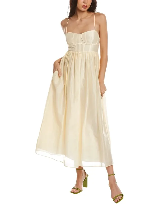 Silk-blend Maxi Dress