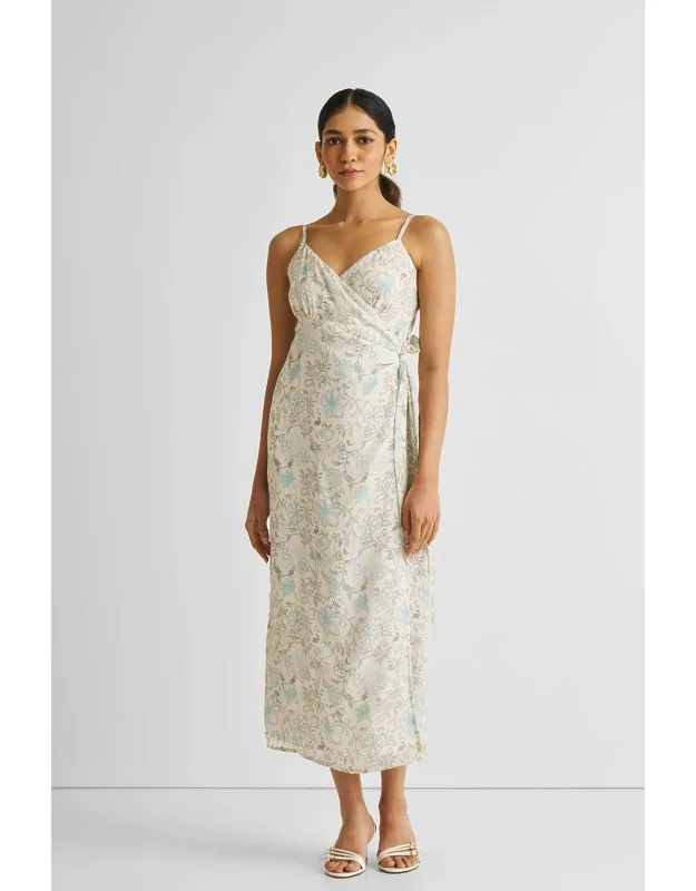 Strappy Wrap Dress