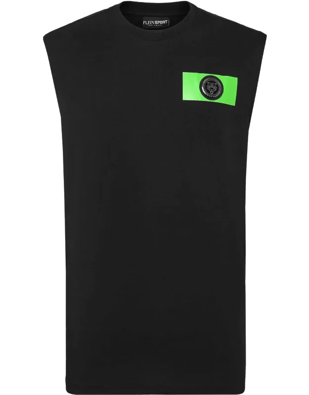 Tank Top With Maximum Comfort And Rubberized Patch