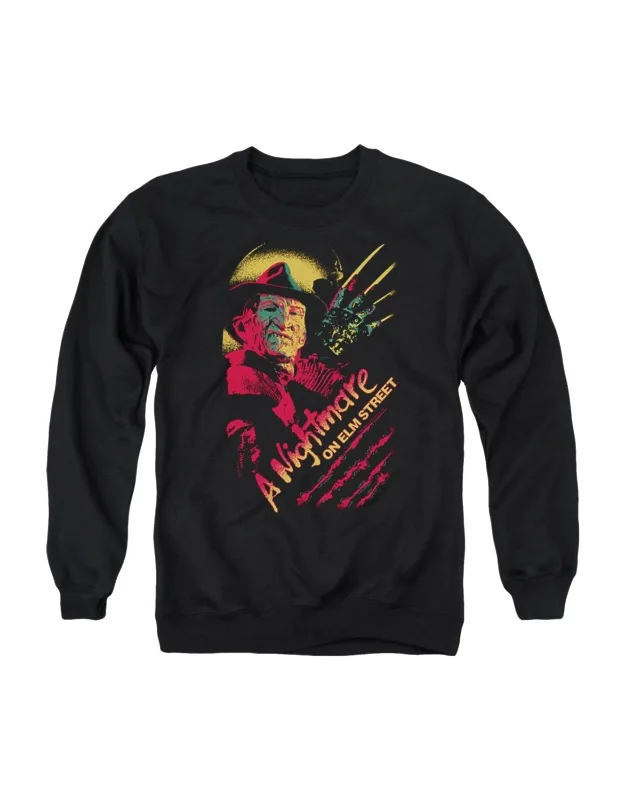 Nightmare On Elm Street Freddy Claws Crewneck Sweatshirt