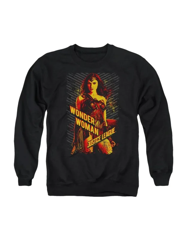 Justice League Movie Wonder Woman Crewneck Sweatshirt