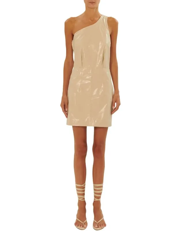 Dress With Flattering Silhouette And Luxurious Fabric