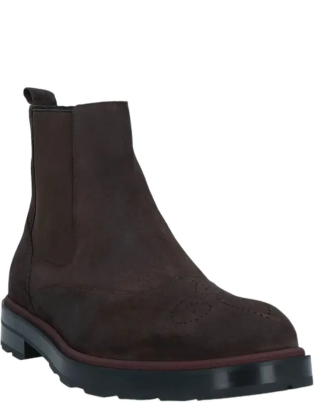 Corad Bovine Suede Leather Chelsea Boots