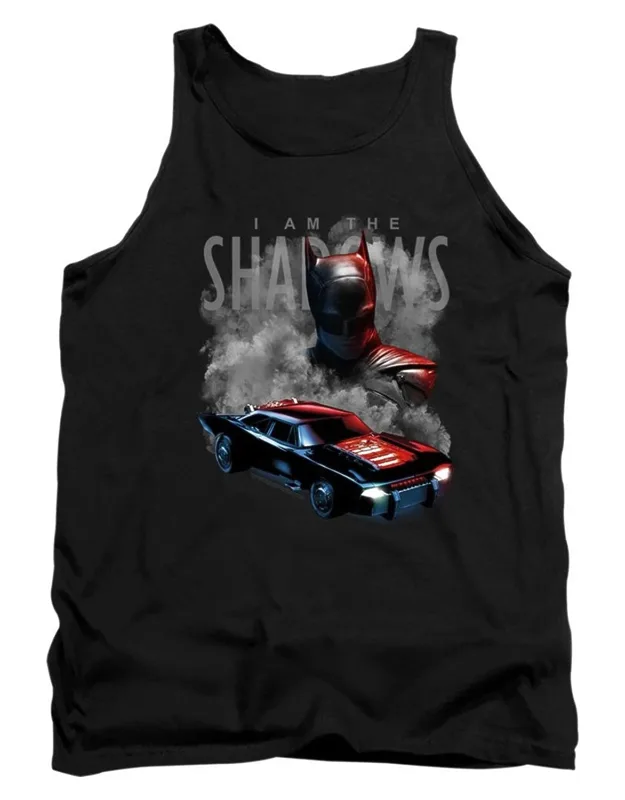 Batman And Batmobile Tank Top