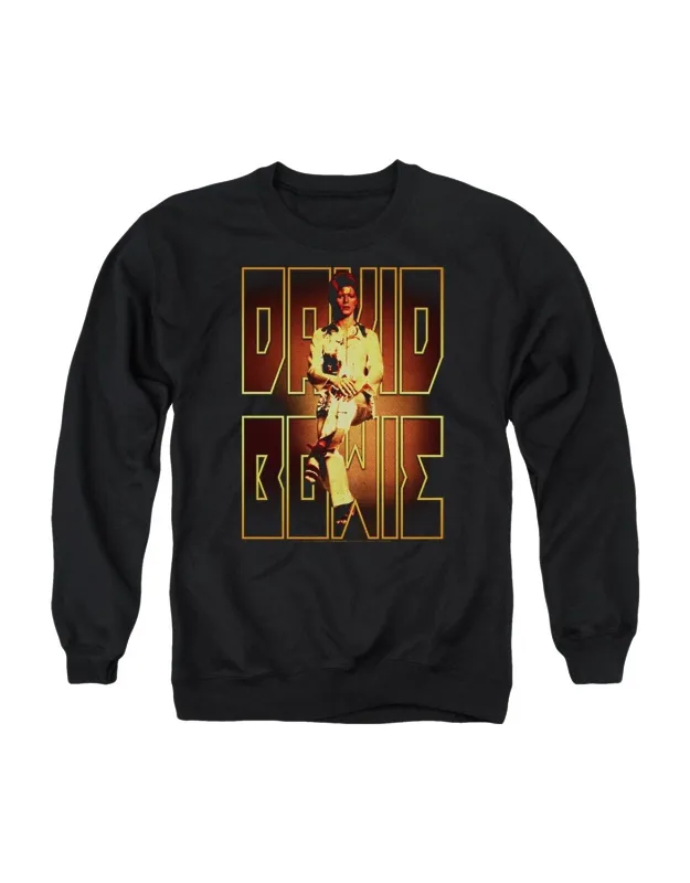 David Bowie Perched Crewneck Sweatshirt