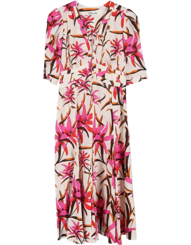 Floral Print Midi Dress