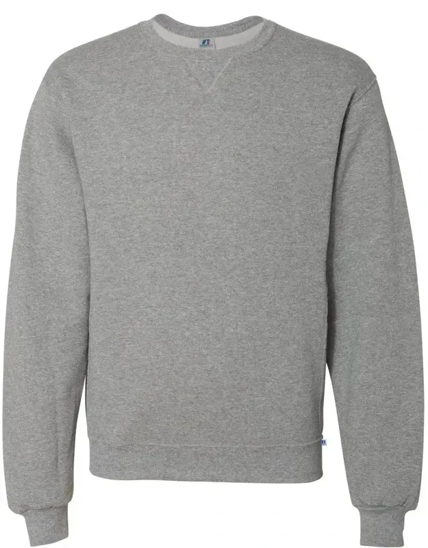 Dri Power Crewneck Sweatshirt With Moisture Management Properties And Ribbed Knit Cuffs