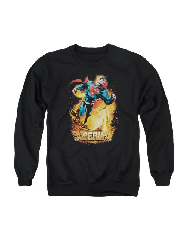 Superman Space Case Crewneck Sweatshirt