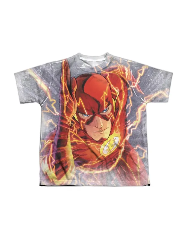 Justice League Of America Barrys Back Short Sleeve Poly Crew Tee - Stylish Everyday Wear