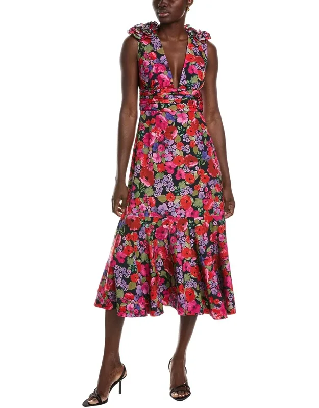 Sorena Deep-v Maxi Dress