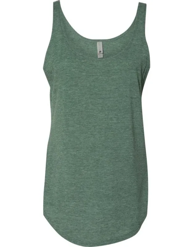 Next Level Festival Tank With Scoop Neckline And Curved Hem