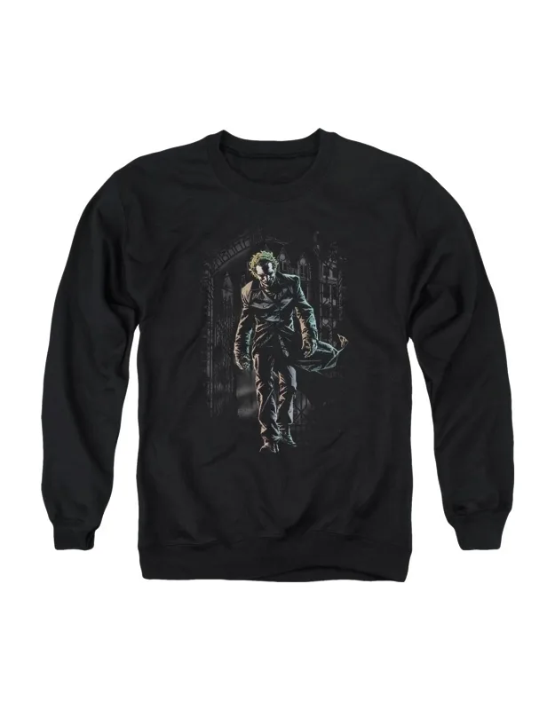 Batman Joker Leaves Arkham Crewneck Sweatshirt